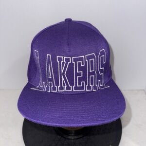 Ultra Game Los Angeles LAKERS Hat NBA purple Snapback LA Basketball  nwot